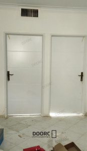 نمونه نصب شده درب داخلی توسط مجموعه دُرسی درب