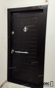نمونه نصب شده درب ضدسرقت نگین pvc
