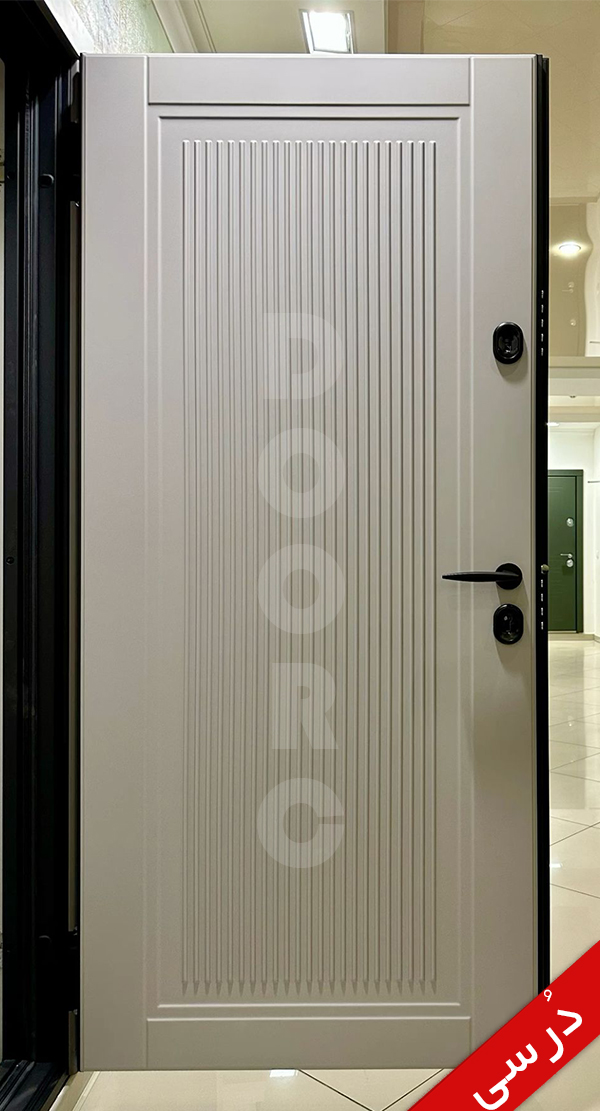 درب داخلی شیاری pvc و رنگ مدل c98
