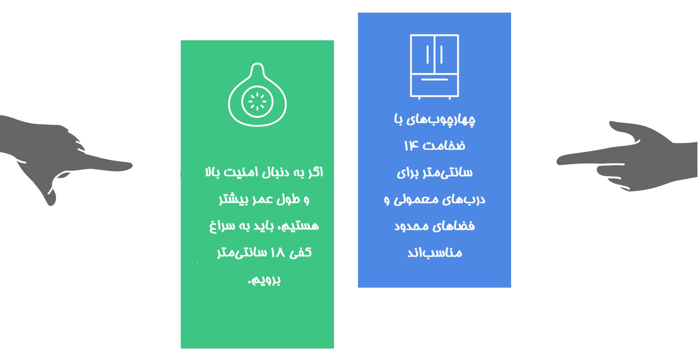 ابعاد درب ضد سرقت